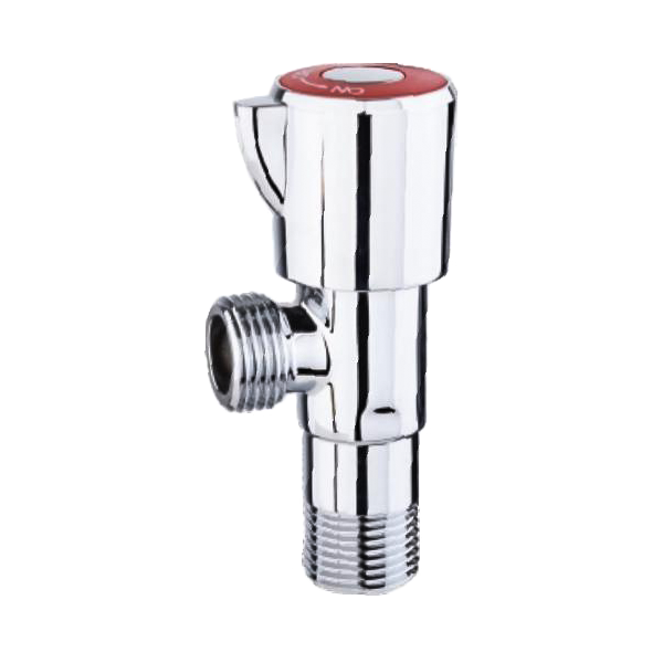 3/8 صمام زاوية مطلي بالكروم نحاسي للمرحاض DSJ028